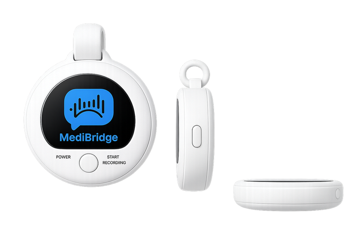 MediBridge 录音笔三视图